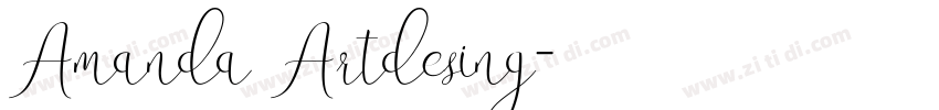 Amanda Artdesing字体转换